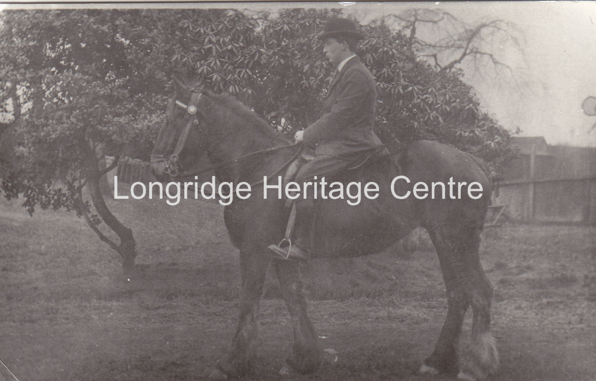 243A - Man on Horse - Towneley Gardens - Unknown